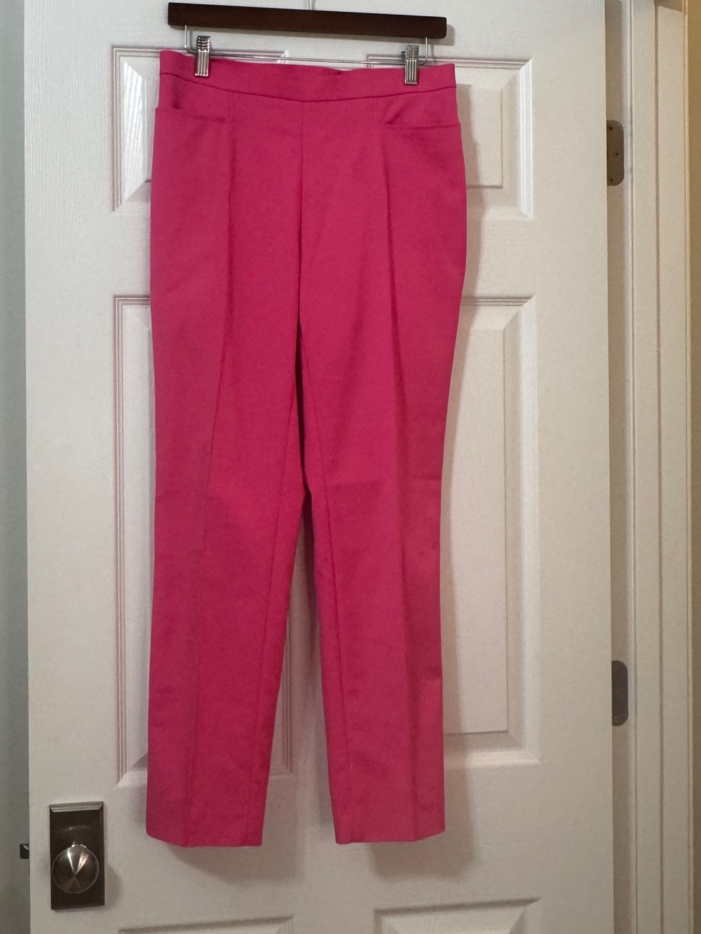 Akris Punto pink Franca Mid-Rise Cropped Pants